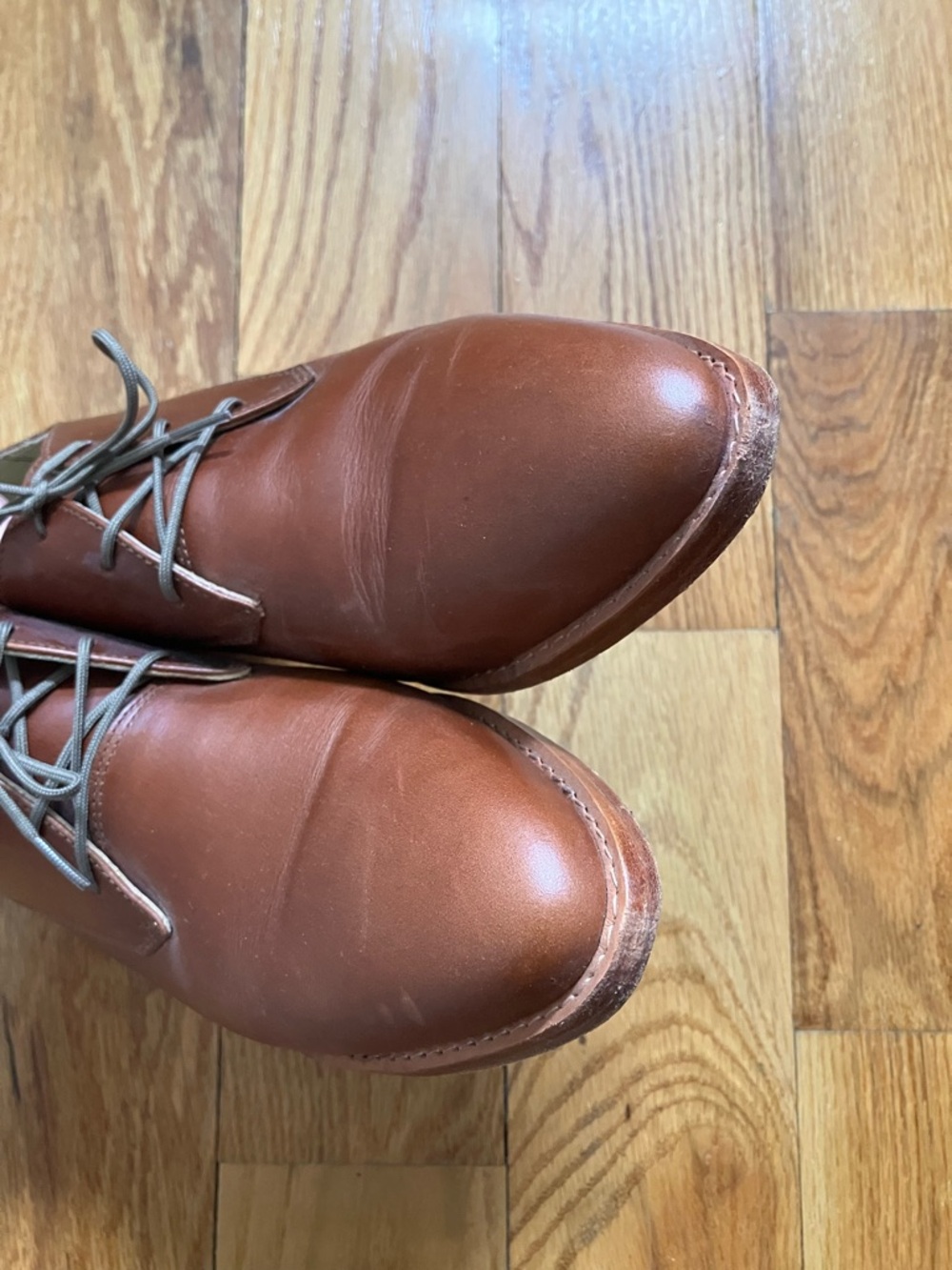 Nisolo tan oxfords, like new - Picture 6 of 8